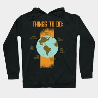 Earth Day 2024 Environmental Awareness Things To Do Hoodie